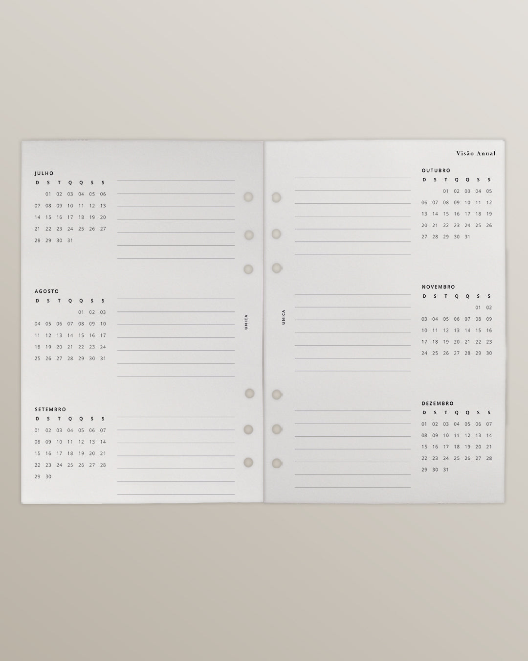 Planner 2026 em Blocos | A5 Arg