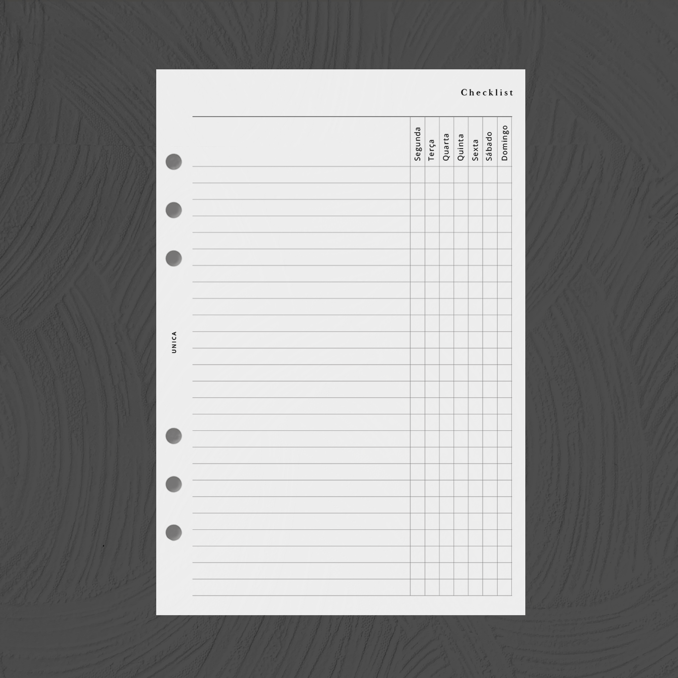 Checklist Semanal