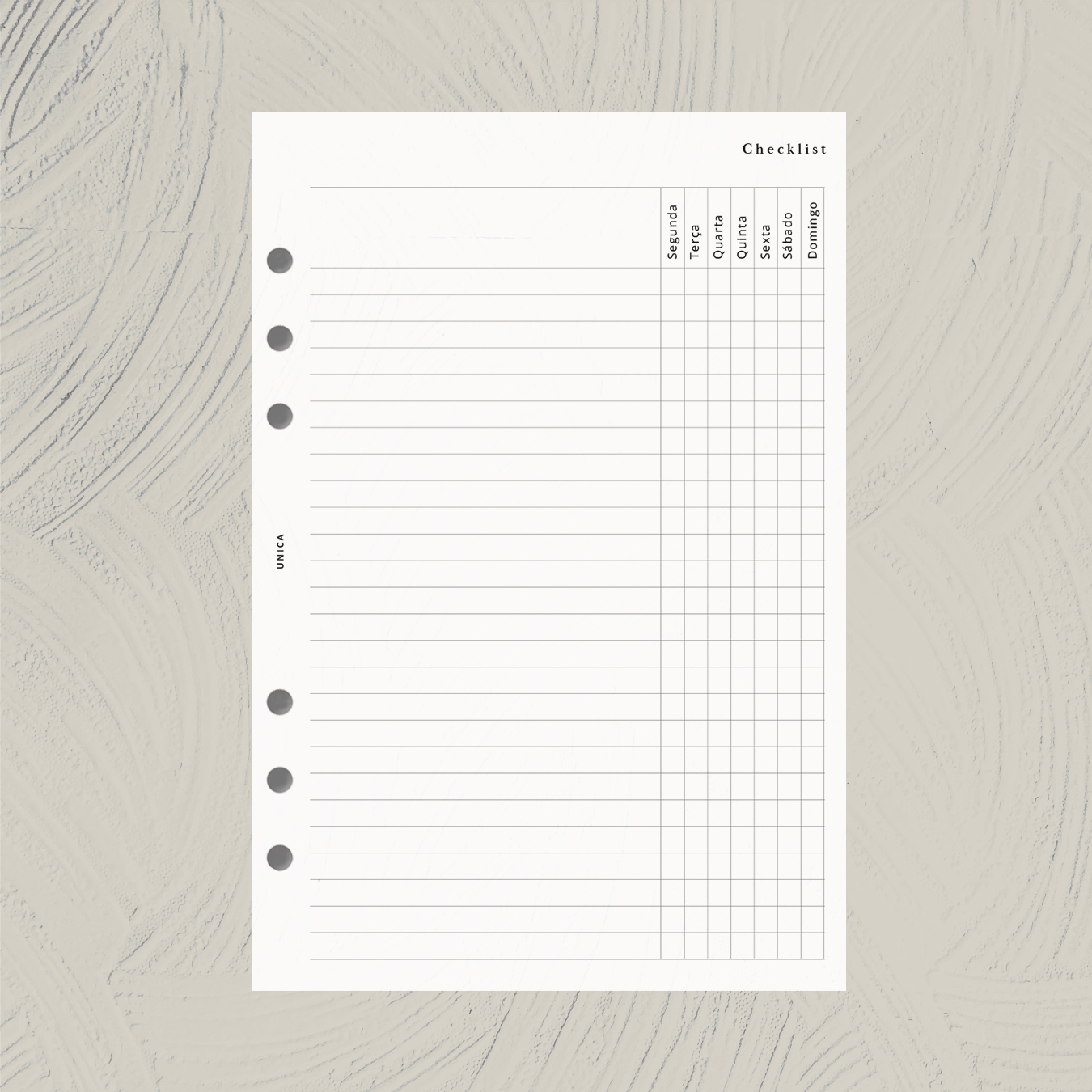 Checklist Semanal