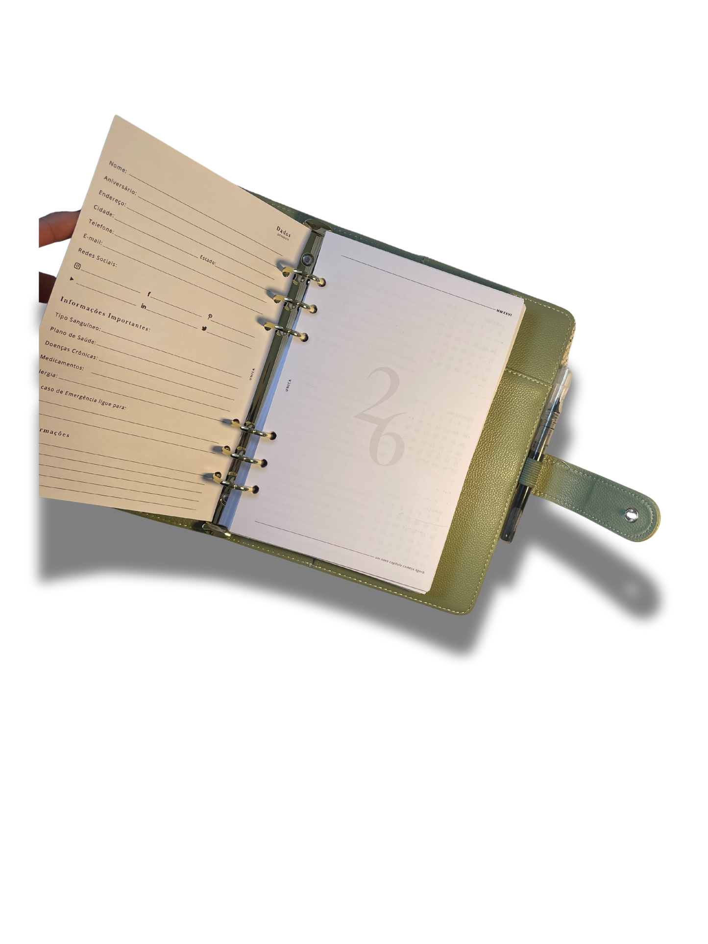 Planner 2026 Essencial Vertical