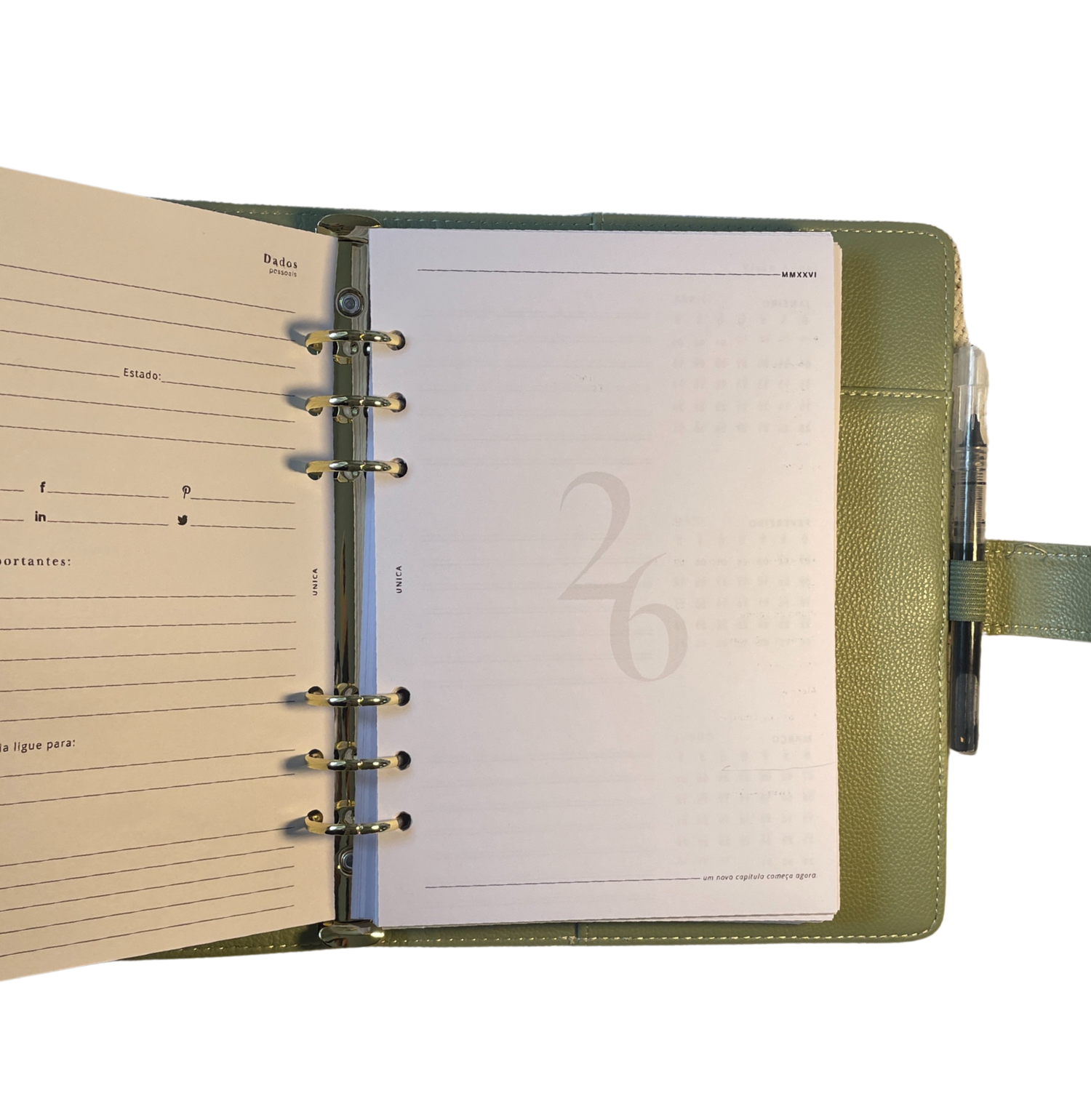 Planner 2026 Essencial Vertical