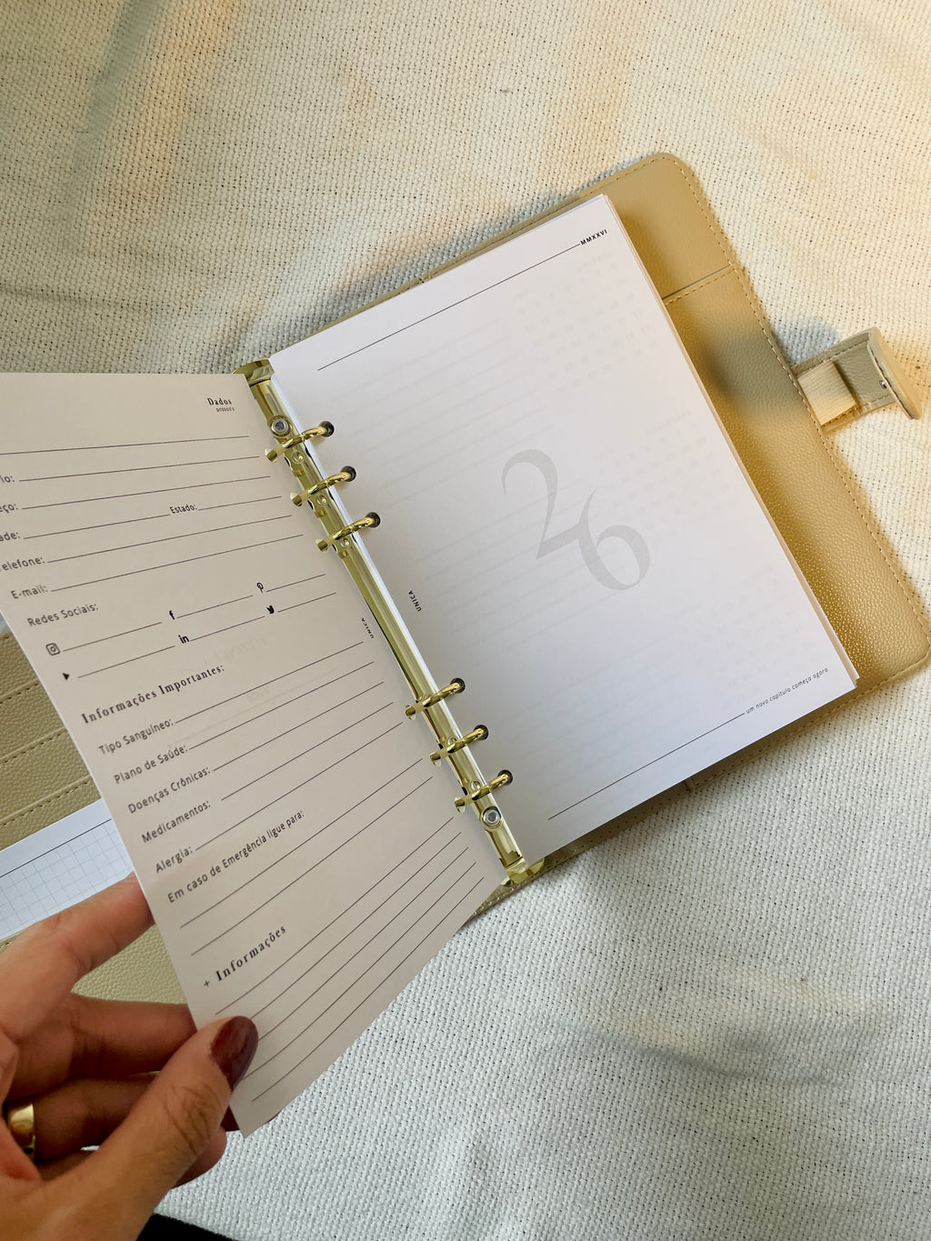 Planner 2026 Essencial Agendamento