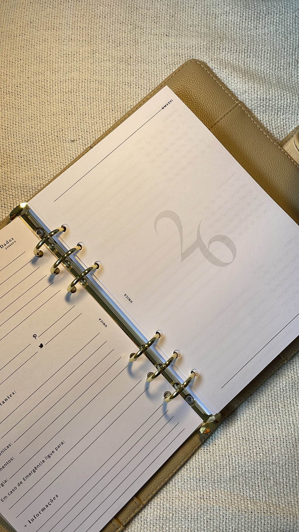 Planner 2026 Essencial Agendamento