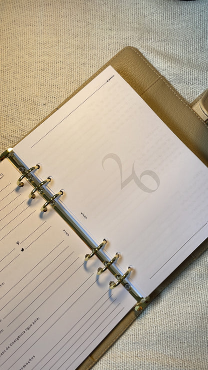 Planner 2026 Essencial Agendamento