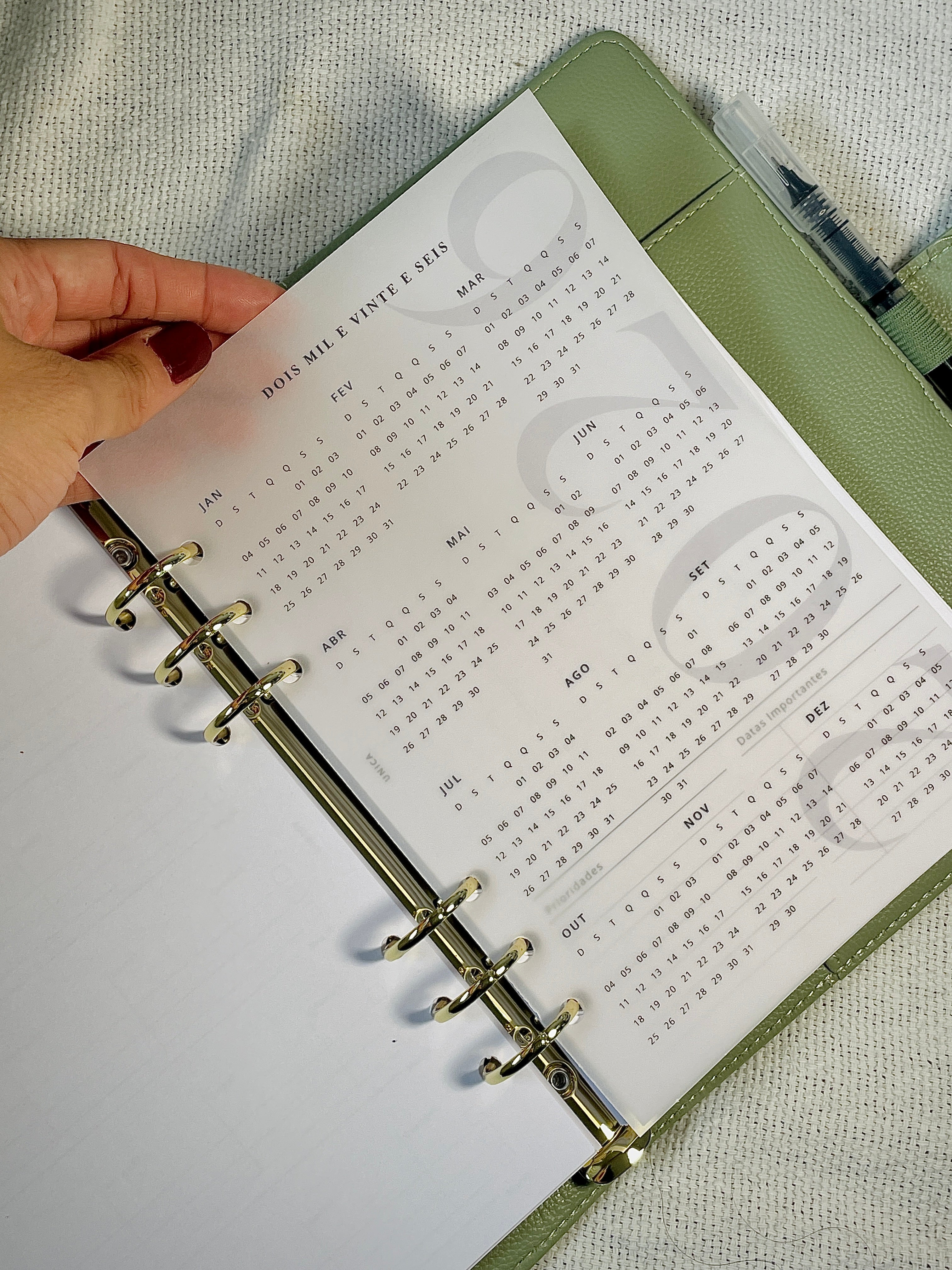 Planner 2026 Essencial Vertical