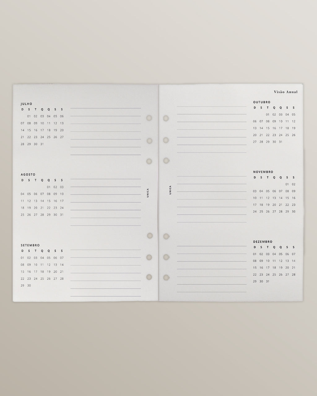 Combo Planner Hábitos & Rotina - Case A5 Argolada (Edição Completa)