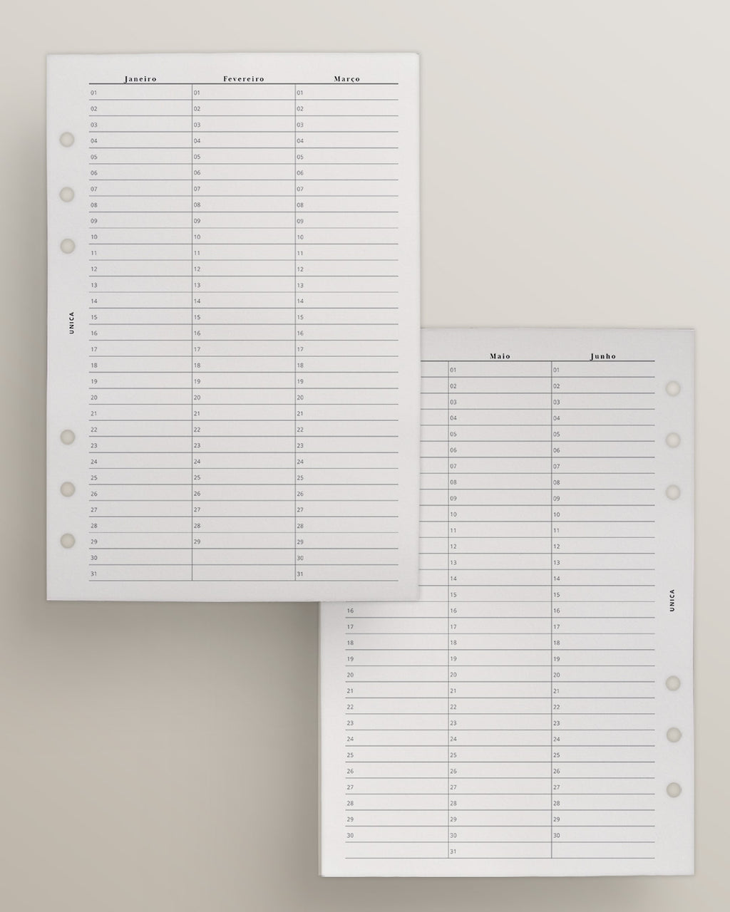 Planner 2026 em Blocos | A5 Arg