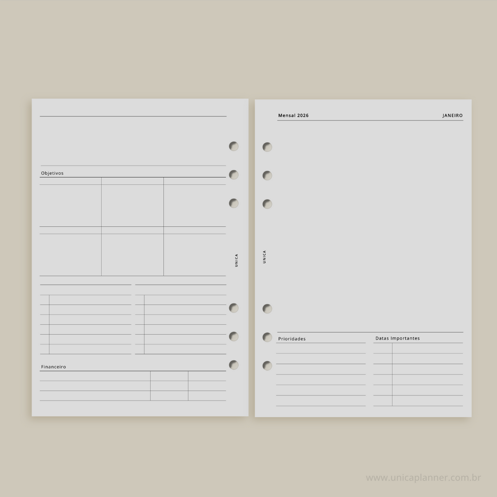 2026 | Semanal Vertical + Mensal Datado