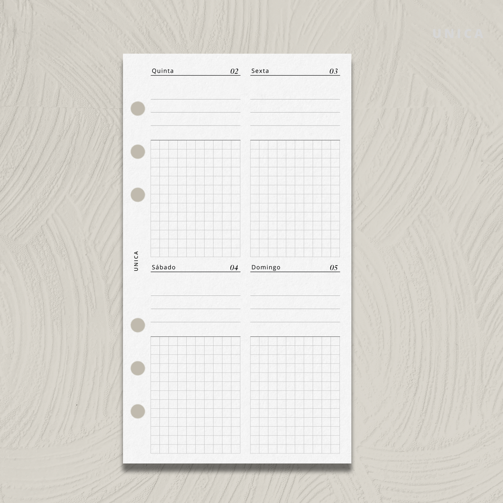 2026 | Semanal Vertical (120g)