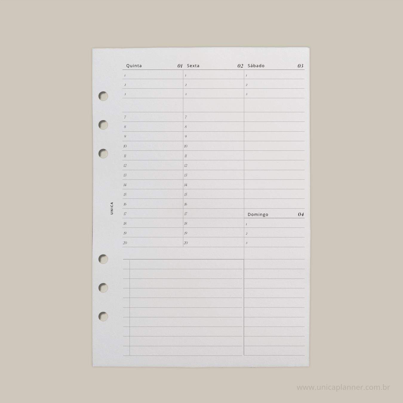 2026 | Semanal Agendamento