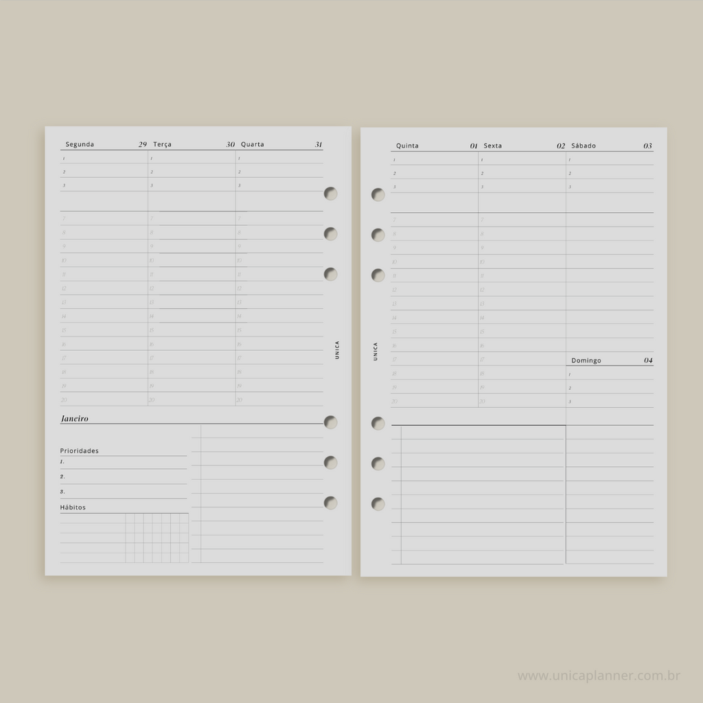 2026 | Visão Mensal + Semanal Agendamento