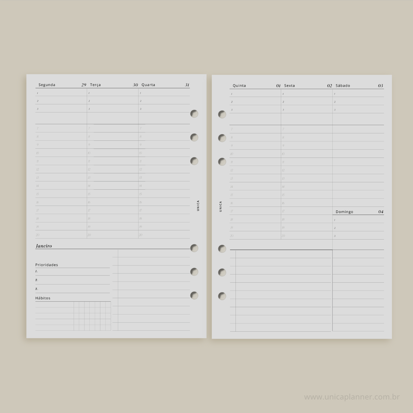 2026 | Semanal Agendamento