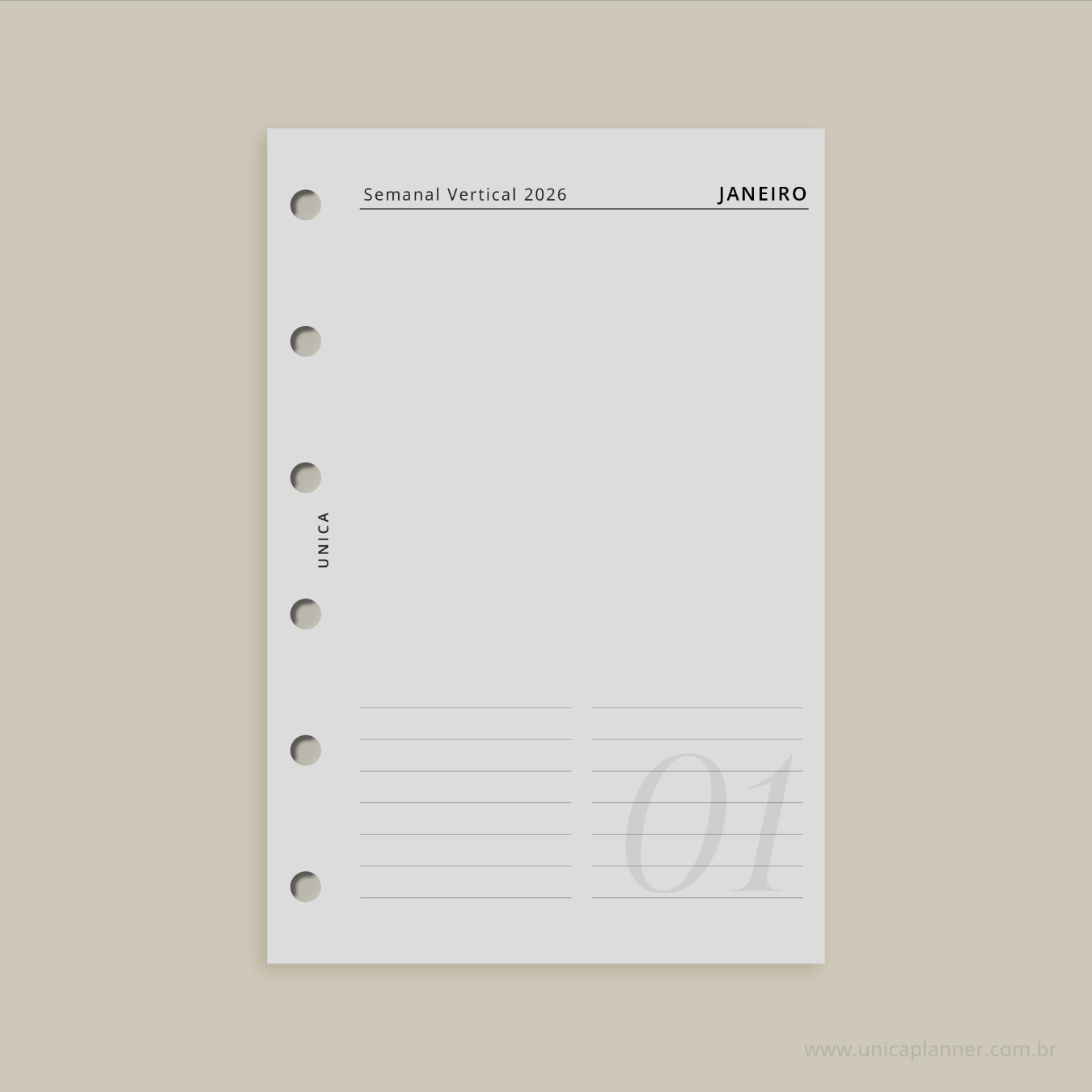 Planner 2026 em Blocos | A5 Arg