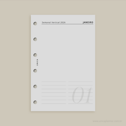 Planner 2026 em Blocos | A5 Arg