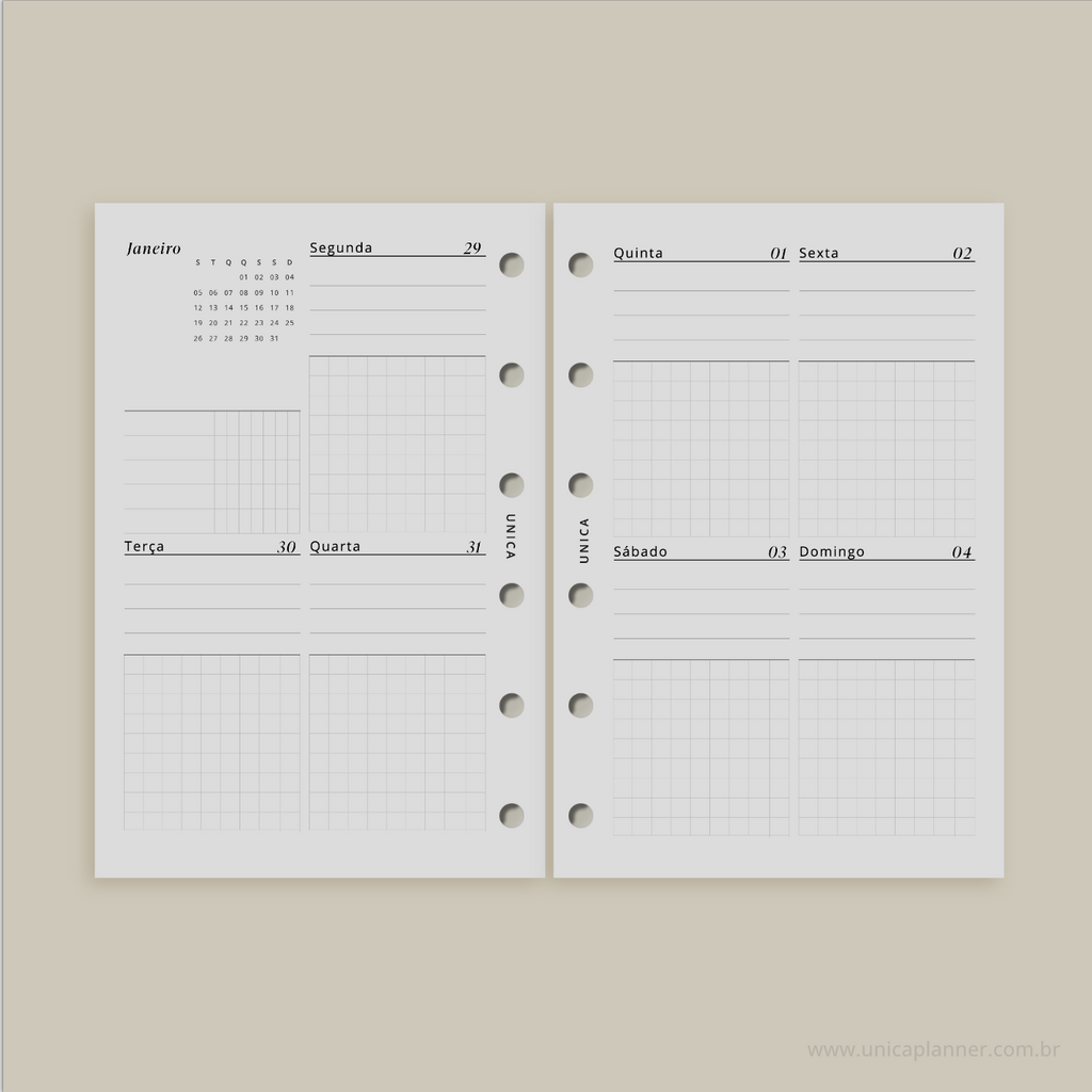 2026 | Semanal Vertical + Mensal Datado