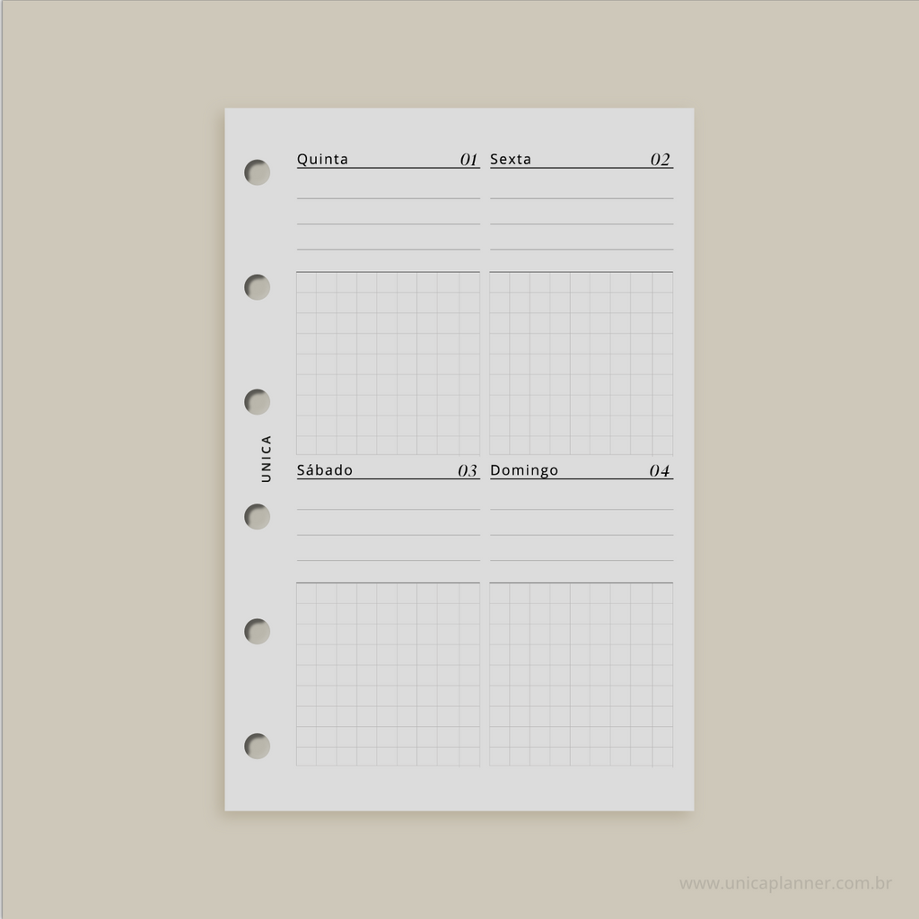 2026 | Semanal Vertical (120g)