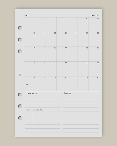 2027 - Planner Iniciante