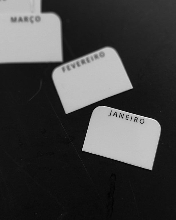 Abas Divisórias Mensais Colantes