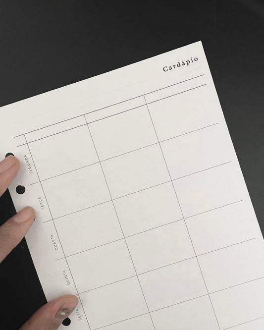 Cardápio