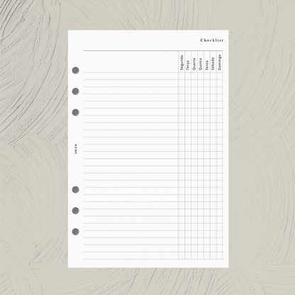 Checklist Semanal