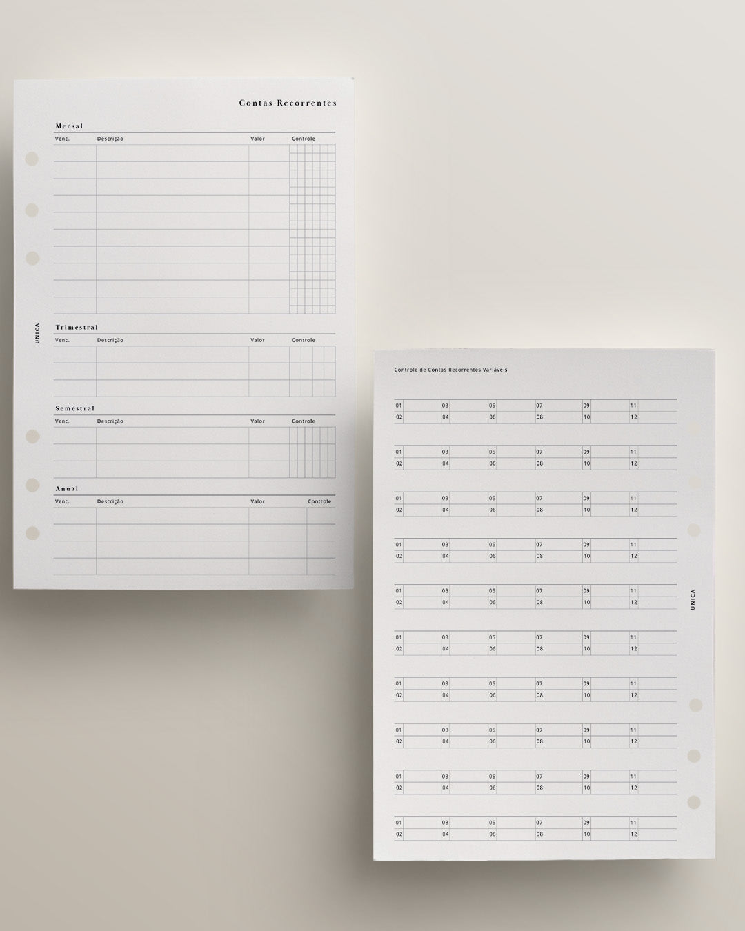 Contas Recorrentes