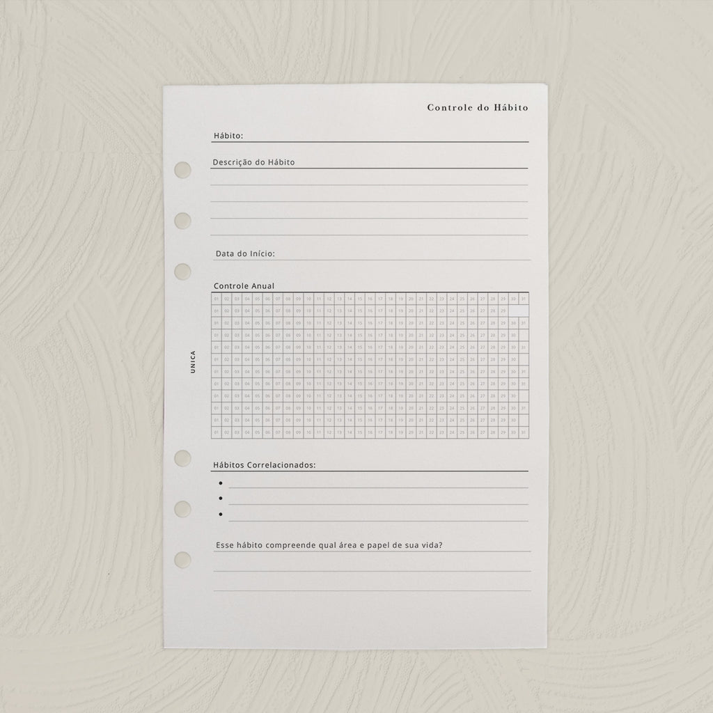 Combo Planner Hábitos & Rotina - Case A5 Argolada (Edição Completa)
