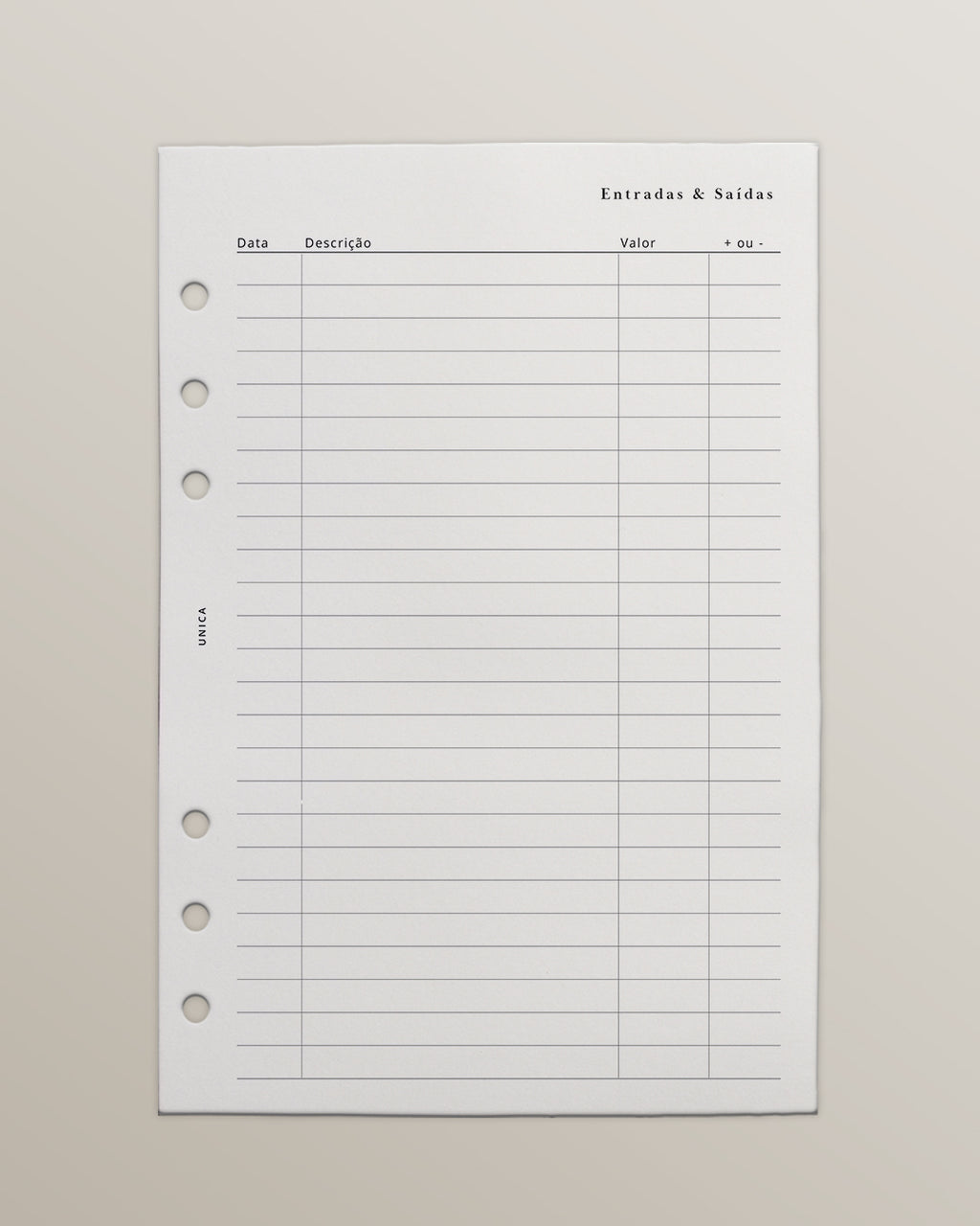 Financeiro em Dia - Combo A5 Argolado