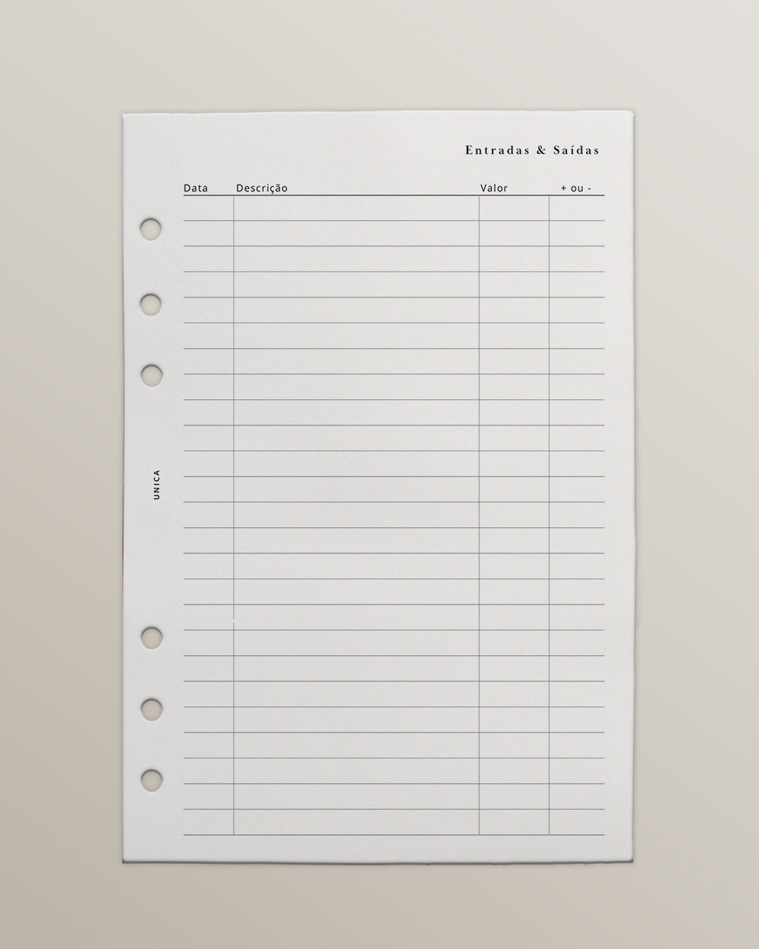 Financeiro em Dia - Combo A5 Argolado