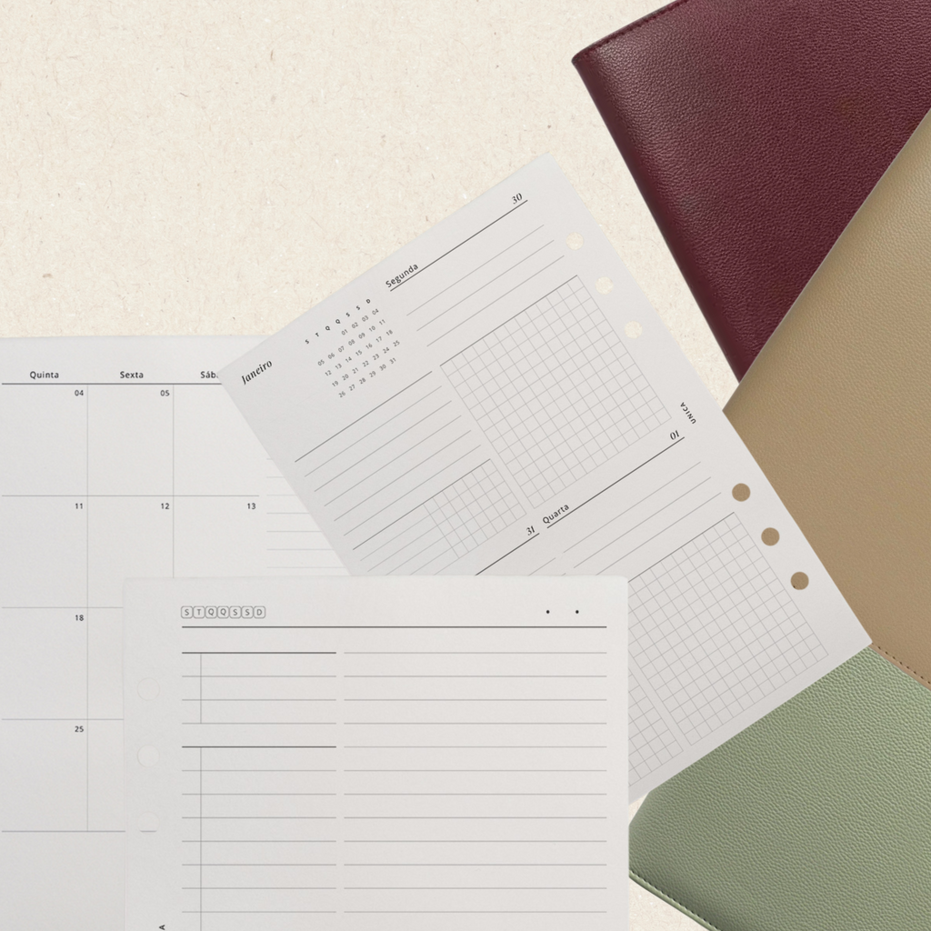 Planner 2026 com Case e Acessórios