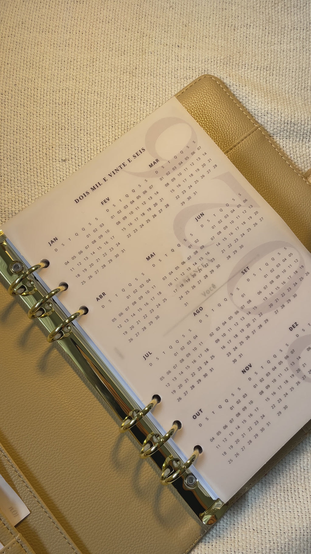 Planner 2026 Essencial Agendamento