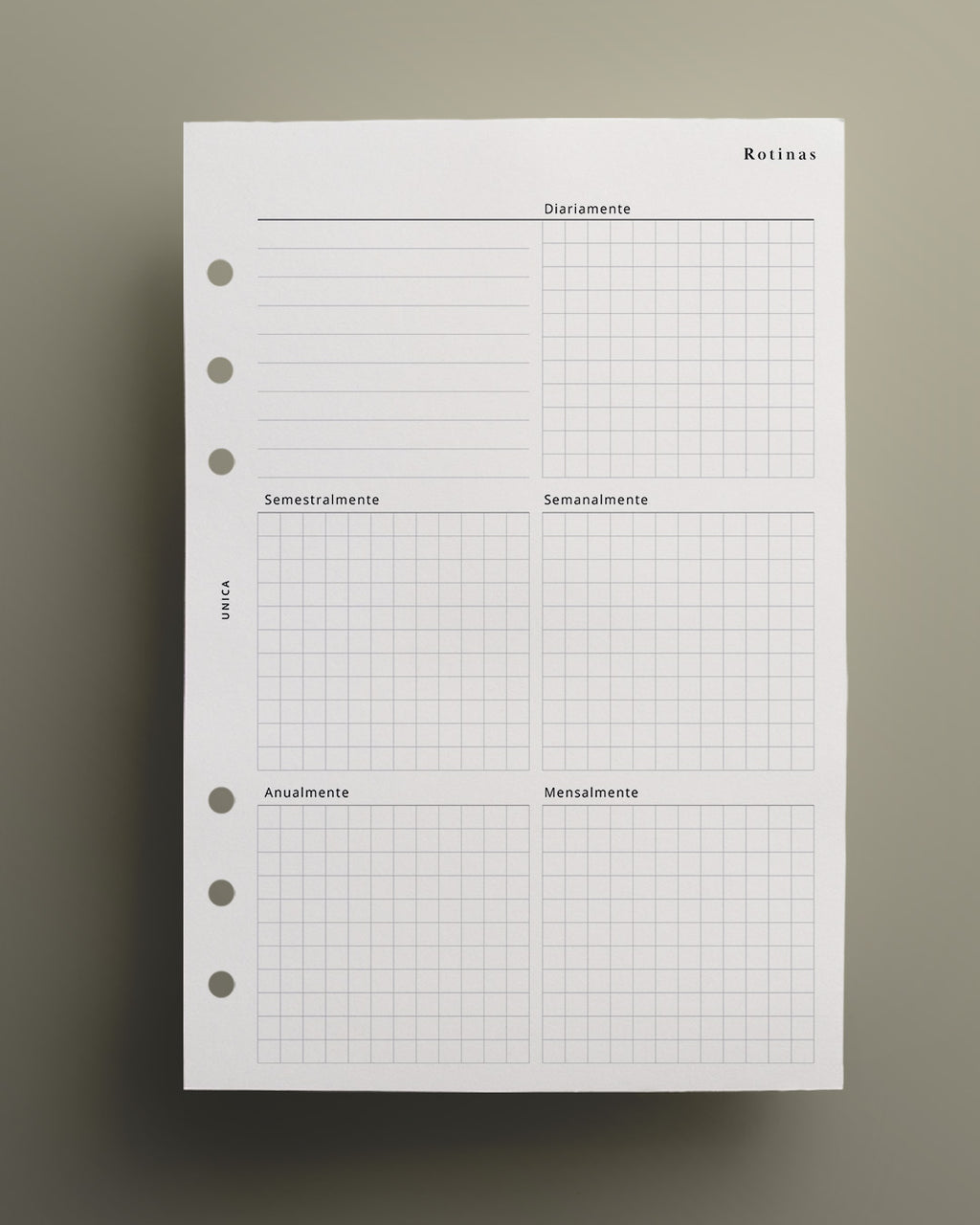 Combo Planner Hábitos & Rotina - Case A5 Argolada (Edição Completa)