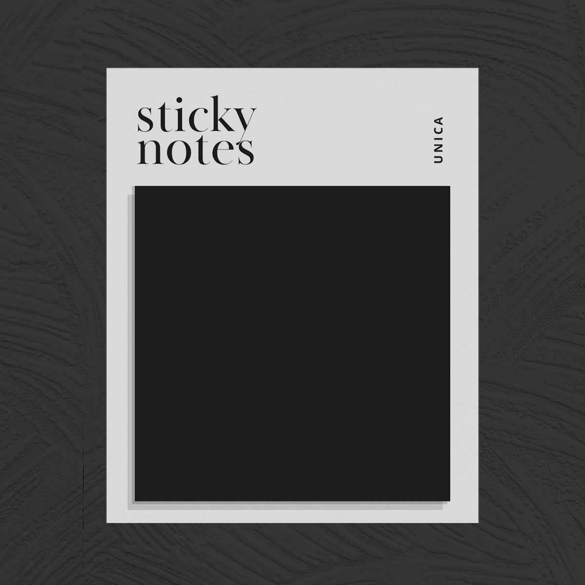 Sticky Notes Black