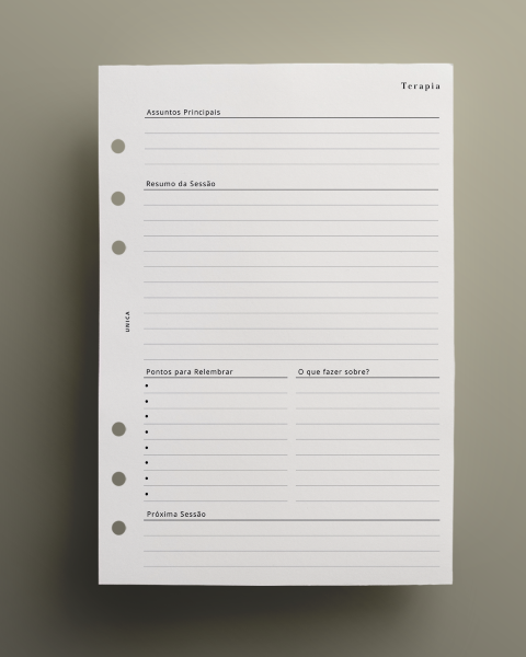 Planner Terapia