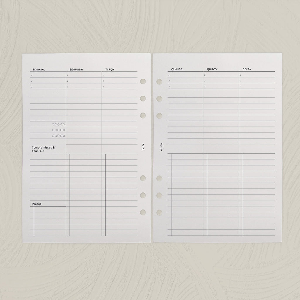 Work Week | Semanal para o Trabalho